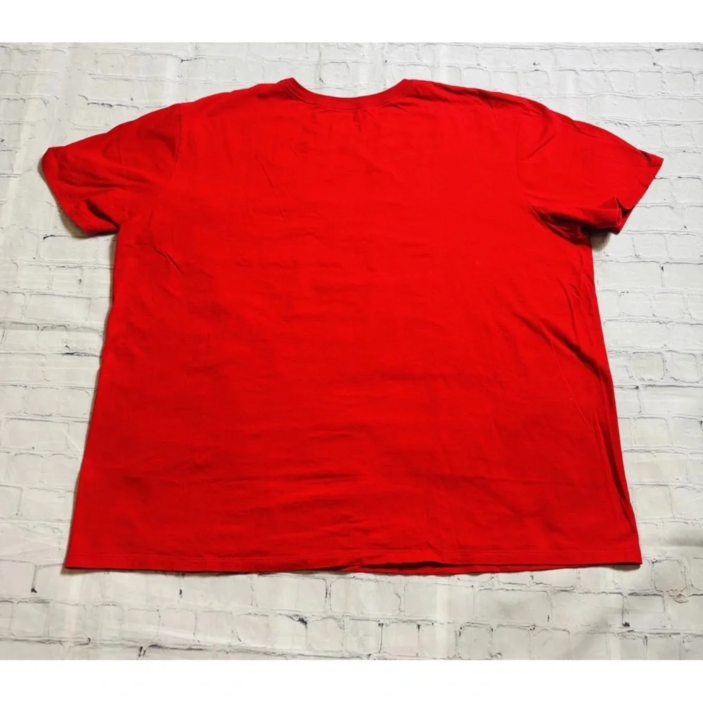 The Nike Tee Ohio State Buckeyes Shirt Mens XXL Red Short Sleeve Athletic Cut